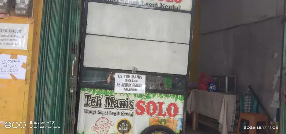 Jual gerobak es teh solo