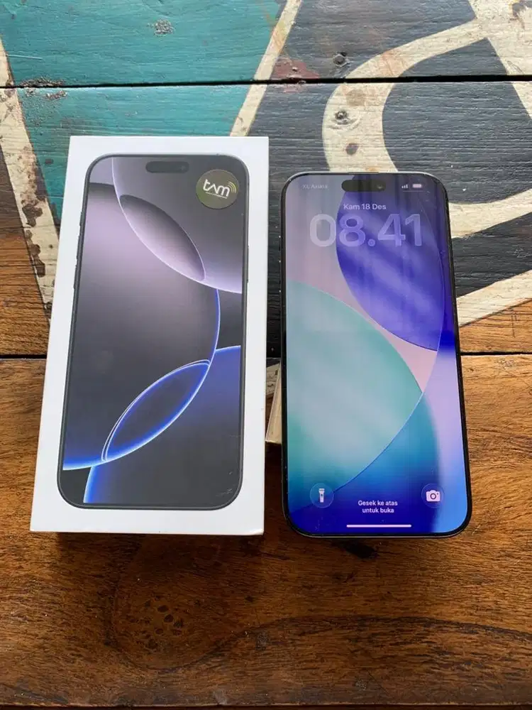 Iphone 16 Pro Max 256gb garansi resmi IBOX ON 31 juli 2026