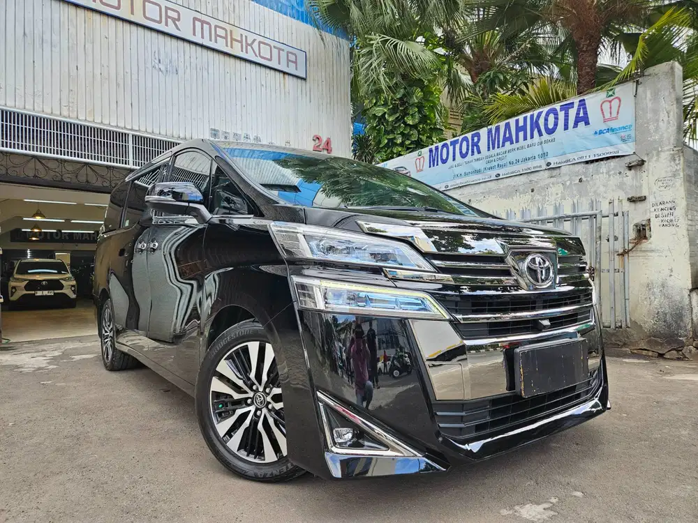 Toyota Vellfire 2.5 G atpm facelift 2020 nik 2019 hitam black bagus