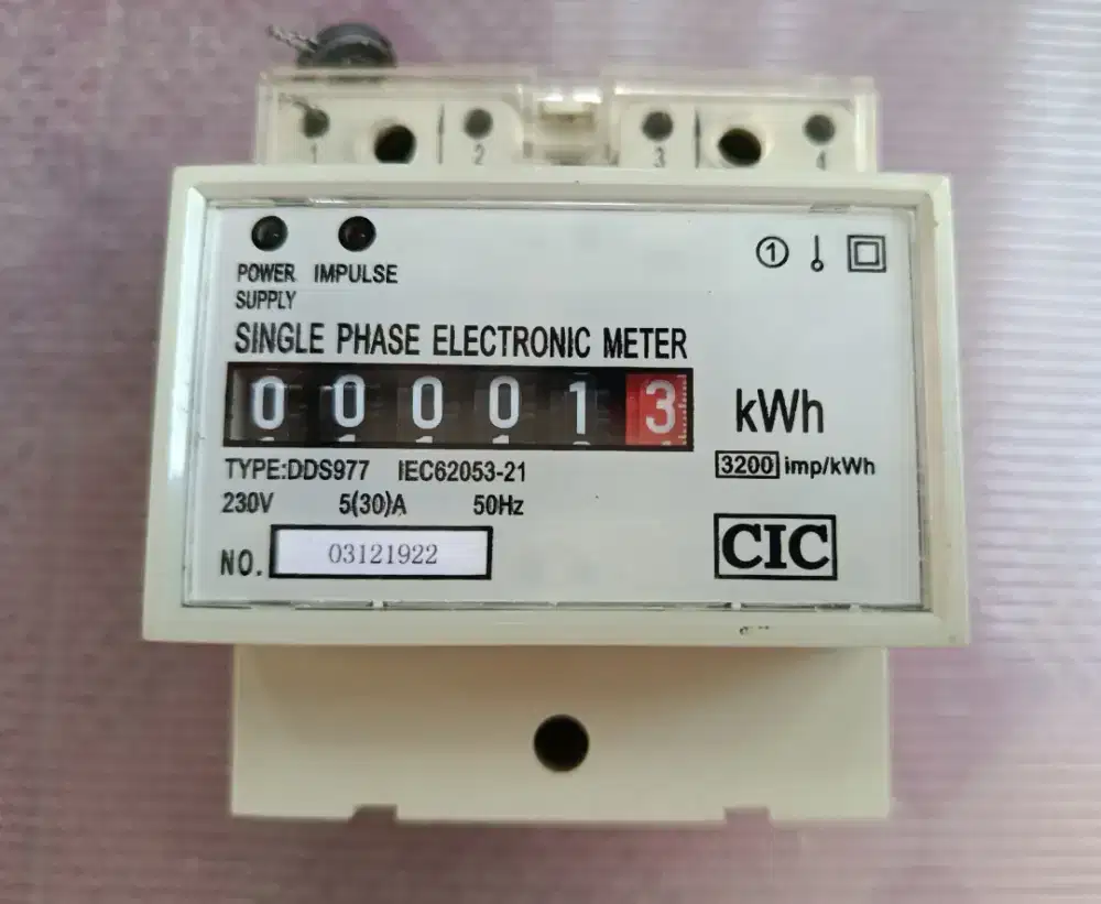 KWh meter electronic 1 phase cic
