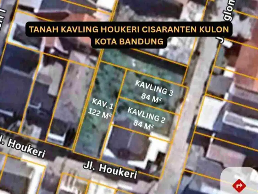 tanah siap bangun komplek cisaranten Arcamanik kota bandung