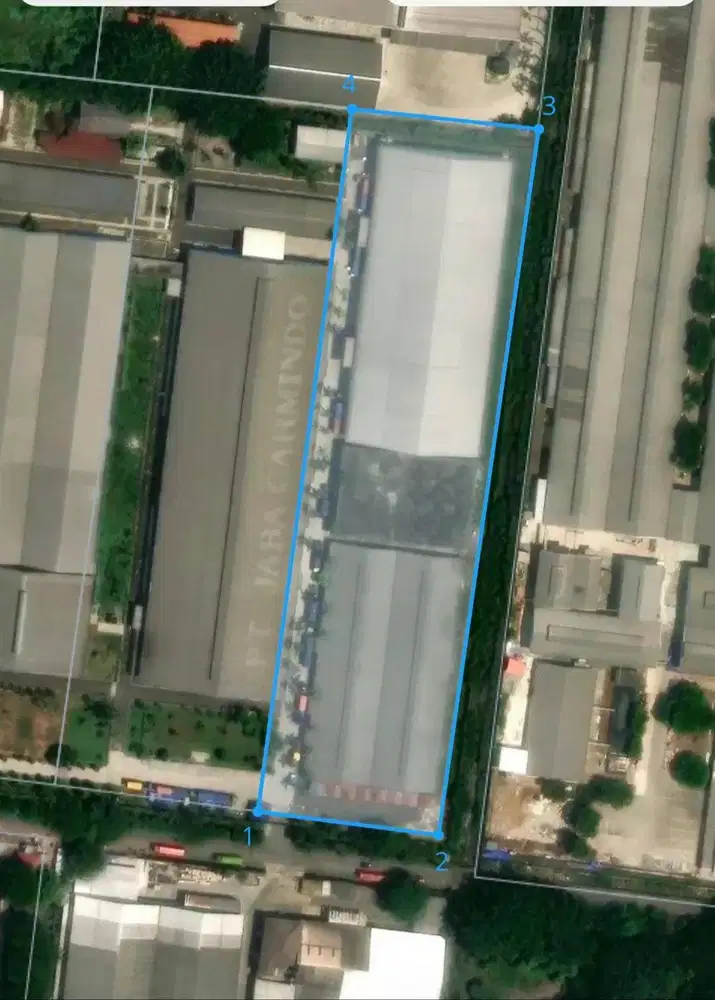 Dijual Gudang Dan Pabrik Luas 2 Hektar Hitung Tanah Di Jatake