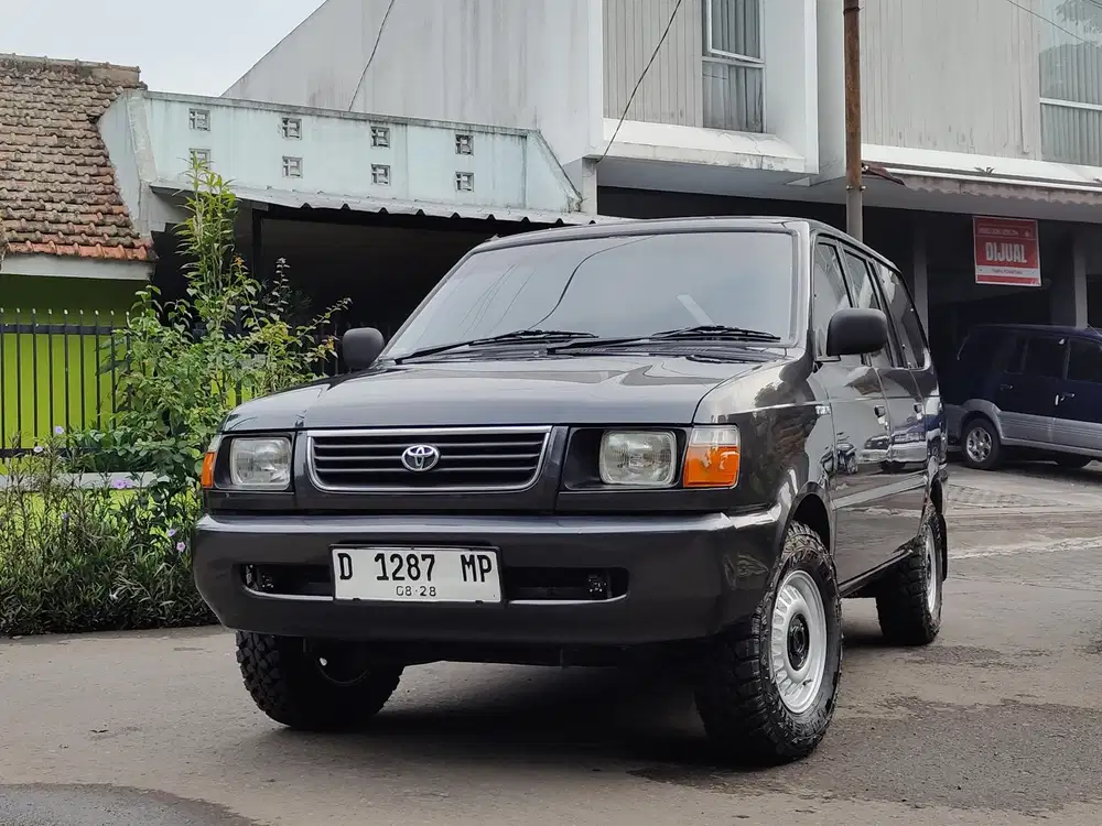 Kijang LGX Bensin 1997 Abu Original Antik Gagah Velg HSR Baru