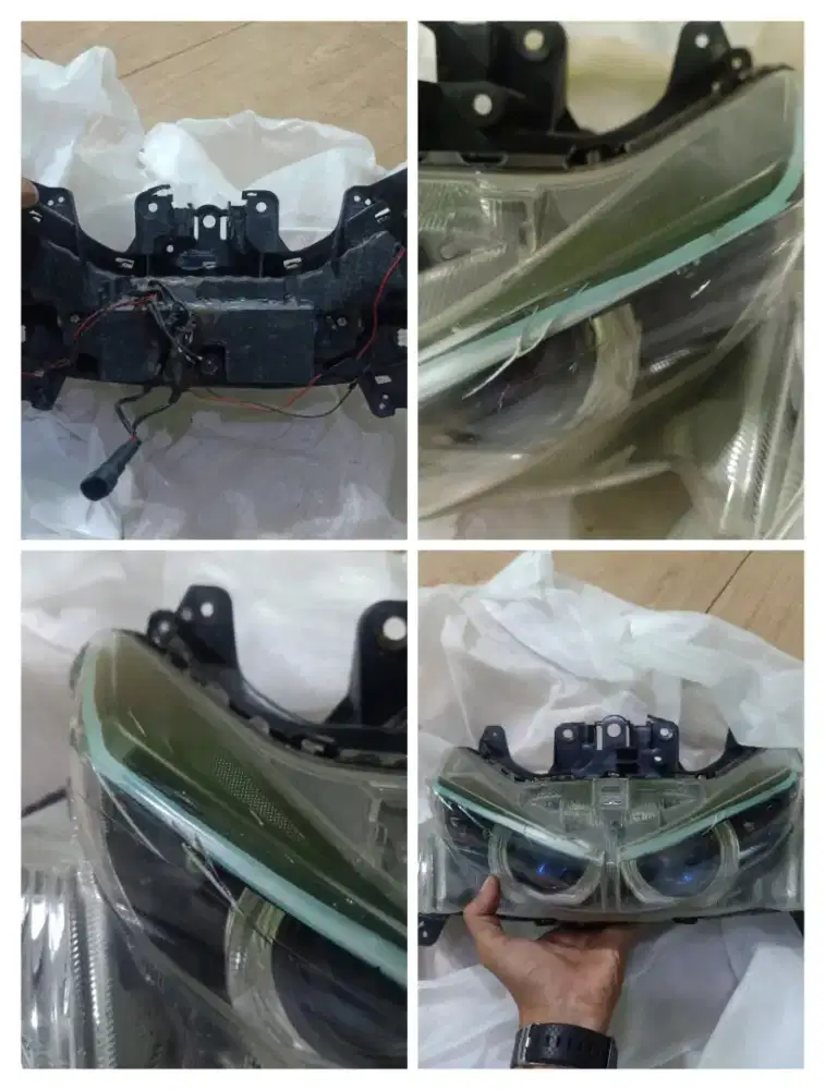 HEADLAMP AEROX 155 OLD - BILED 4,5 INCH ( AES TURBO GEN 2 )