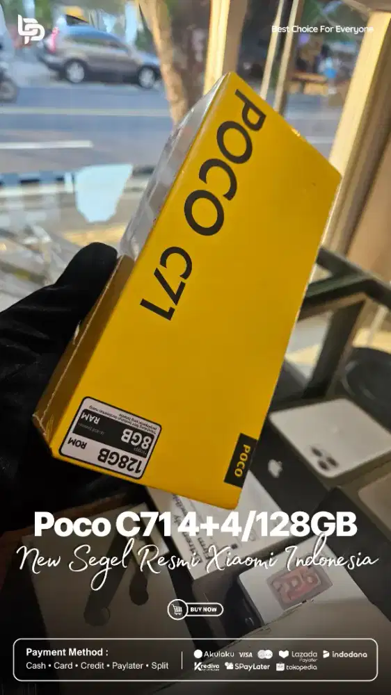POCO C71 4/128GB NEW SEGEL RESMI INDONESIA!!!