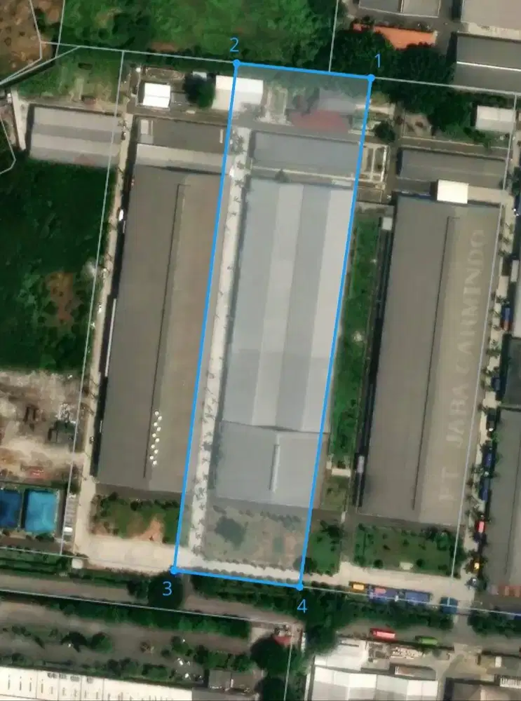 Dijual Gudang dan Pabrik 1,9 Hektar Hitung Tanah di Jatake