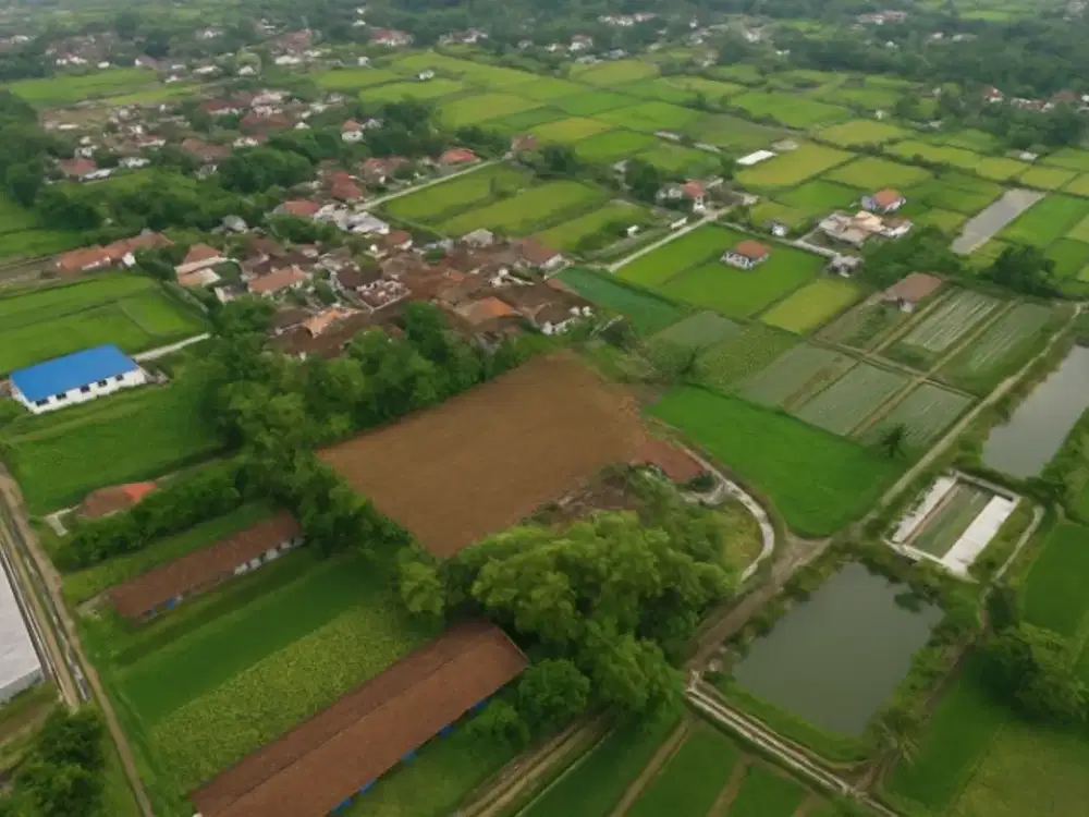 Tanah Siap Bangun Harga 100 Jt-an Tepi Jalan Aspal