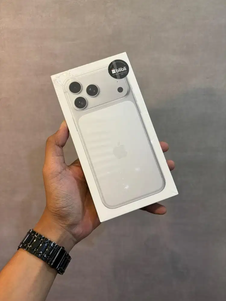 New iPhone 17 Pro Max 256GB Resmi (Silver)