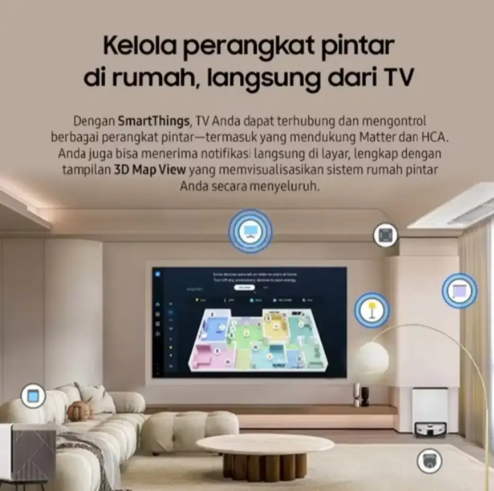 Samsung 43 Smart TV 4K UHD Netflix YouTube Digital garansi resmi BARU