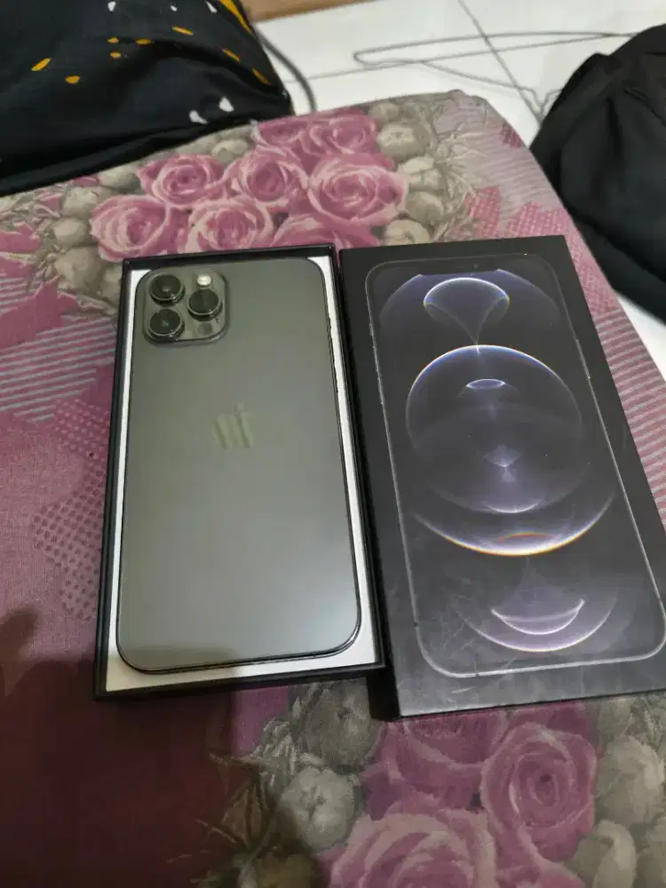 Iphone 12 Promax 128 GB Ex iboxkelengkapan HP dus aja