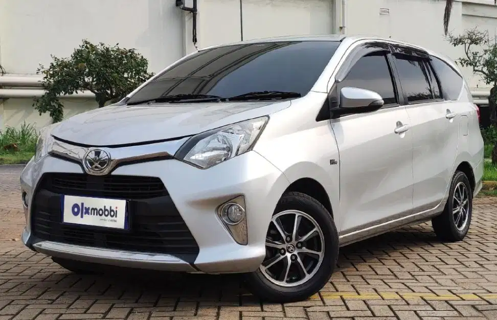 TDP 5,JT Toyota Calya 1.2 G Bensin-AT Silver 2017