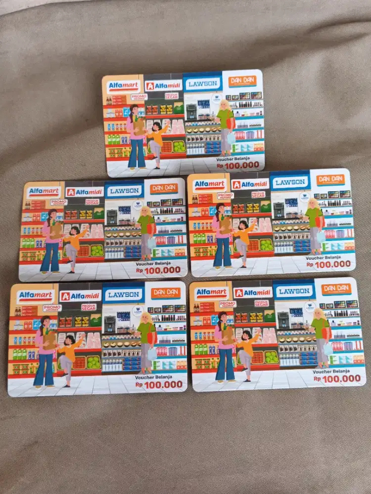 Jual Cepat Voucher Belanja ALFAMART @100Rb
