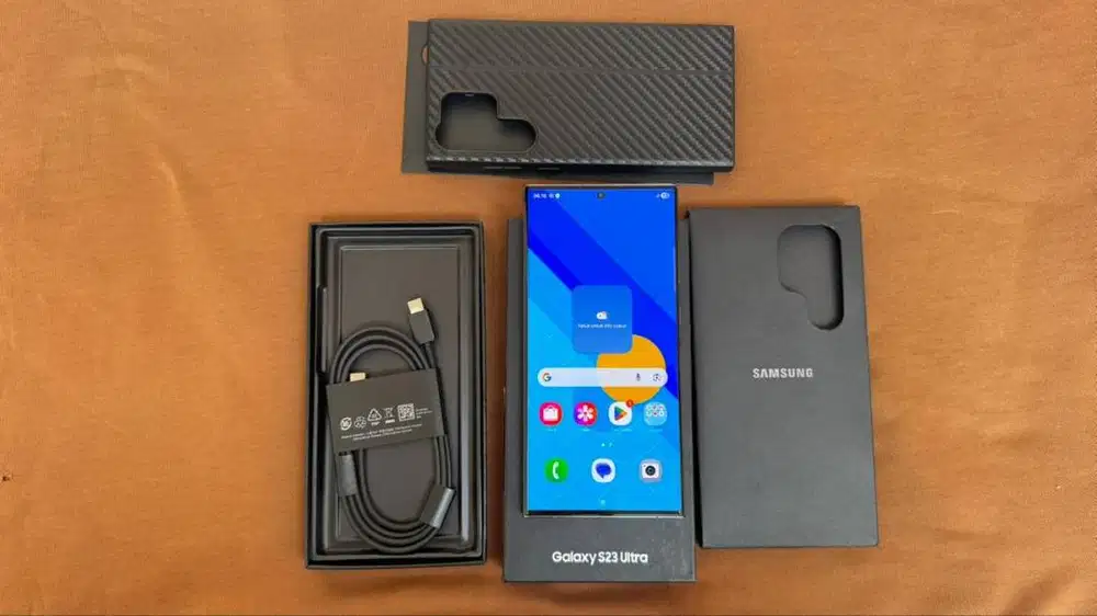 Samsung S23 Ultra 12/256GB Hijau Fulset Resmi SEIN Siap Pakai