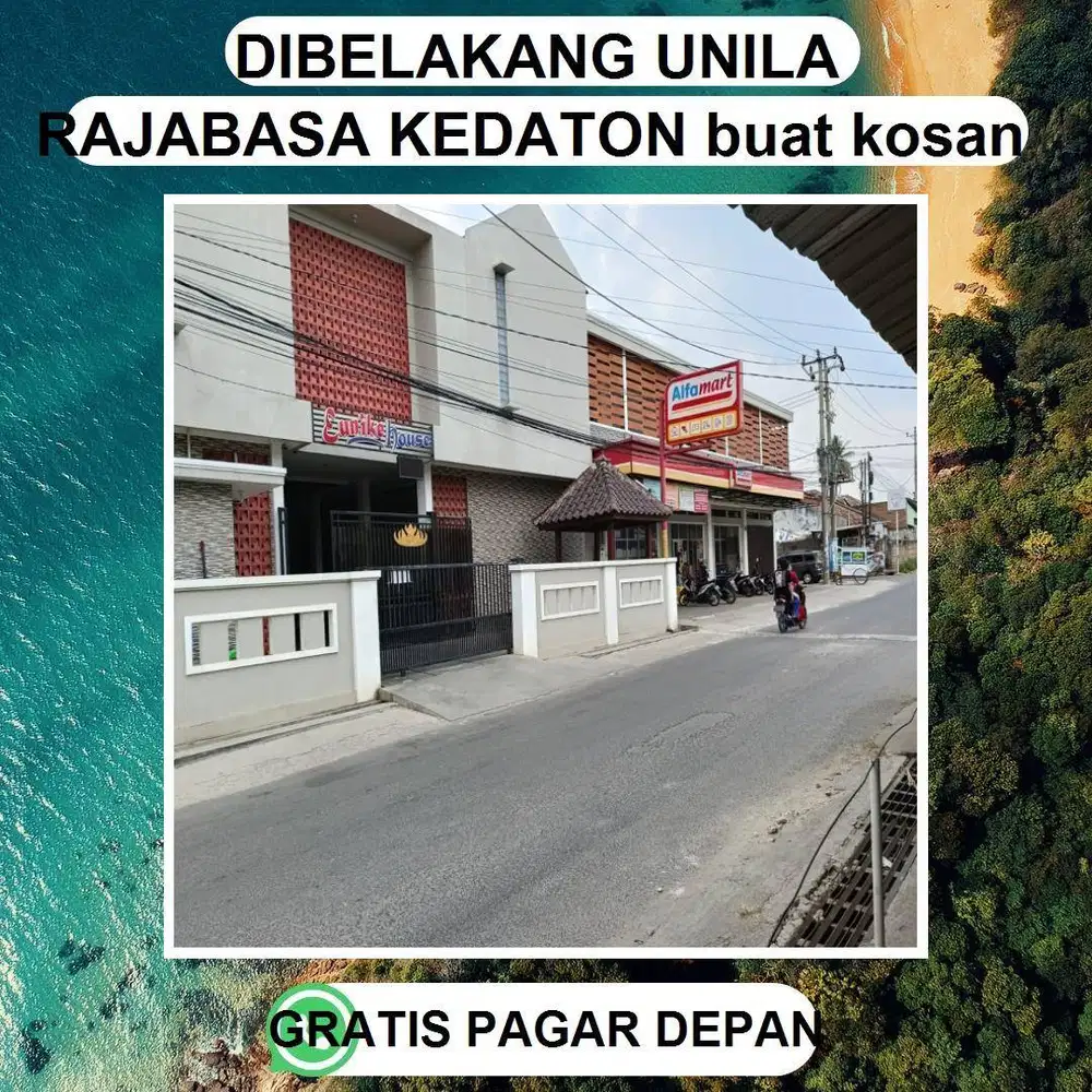 TANAH BELAKANG KAMPUS UNILA DI LINGKUNGAN MAHASISWA LOKASI SUPER AJIB