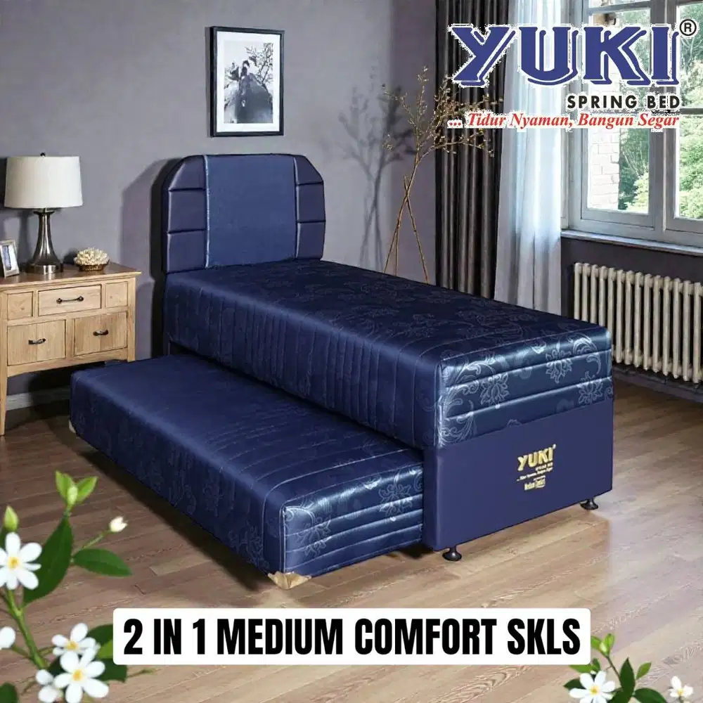 Promo Spring Bed 2 in 1 Medium Comfort SKLS 120 x 200