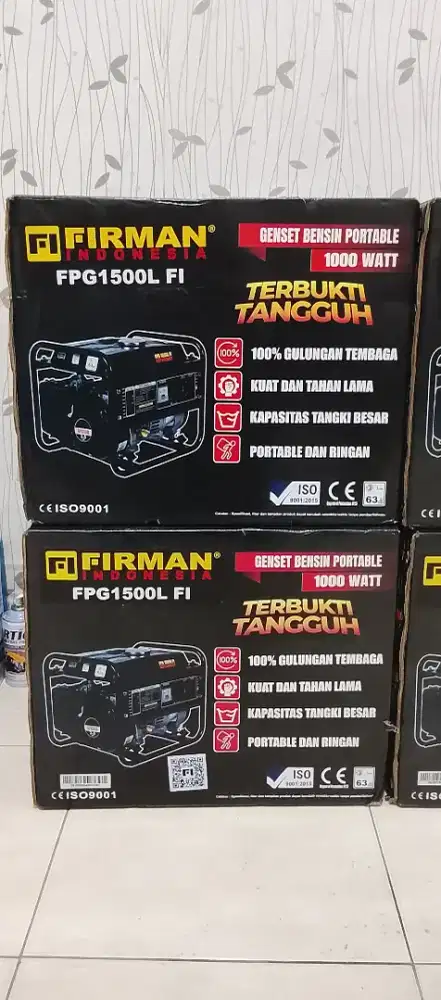 Ginset Merk firman kapasitas 1000wat