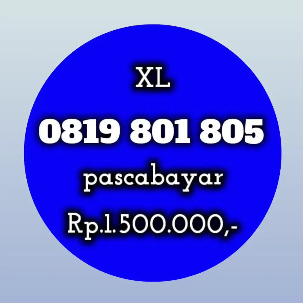 nomor cantik koleksi XL 801 805