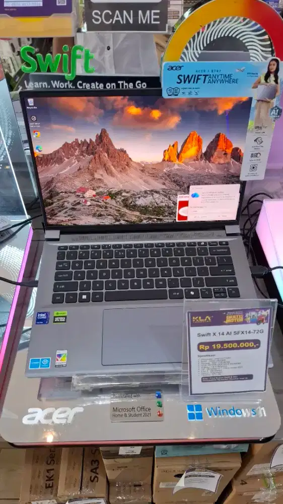 ACER Swift X 14 AI SFX14-72G