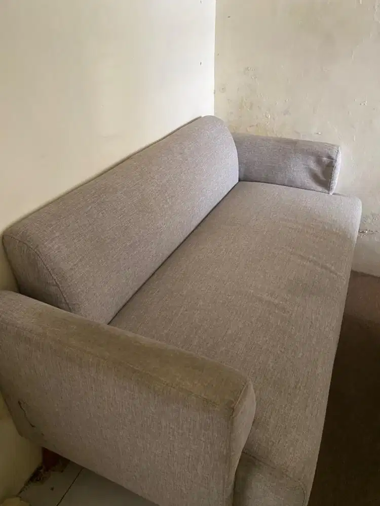 Sofa tamu 2 seat empuk model scandinavian