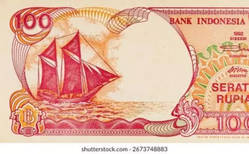 Uang 100 rupiah tahun 1992