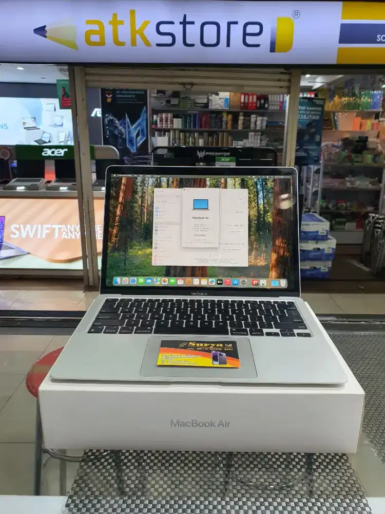 Macbook Air M1 2020 8/256 13.6 inch Resmi iBox Fullset Original