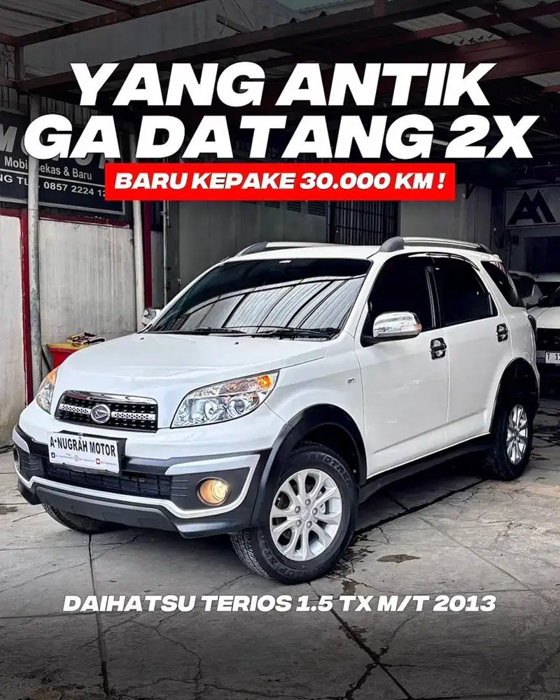 KILOMETER 30RB !! TERIOS TX MANUAL 2013