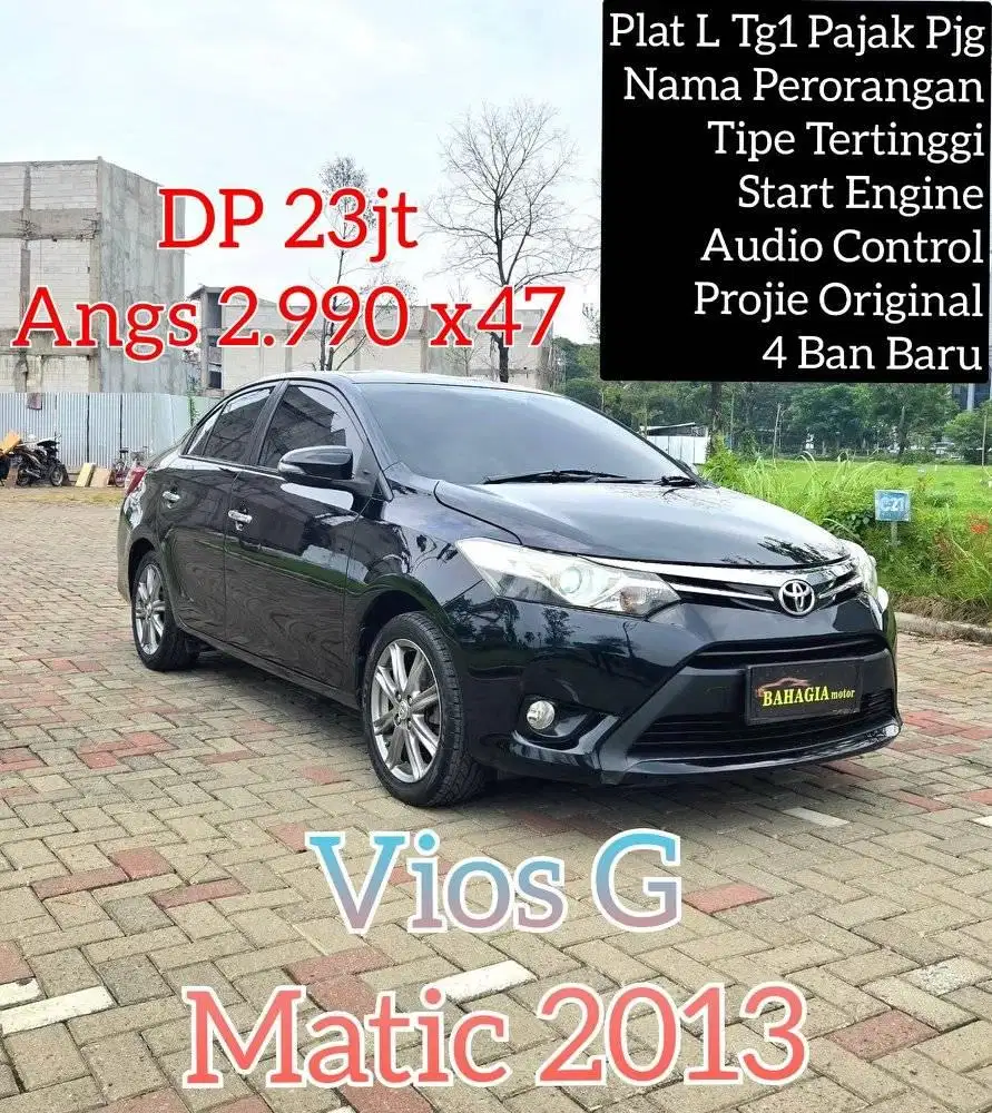 All New Vios G Matic 2013 pmk 2014 Hitam AT Metik Yaris 2012