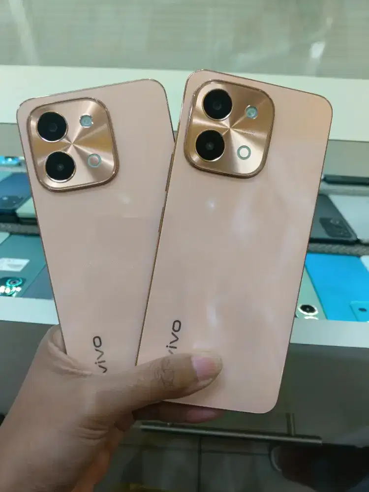 Jual hp Bks Vivo y28 peach mlus no mnus lngkp