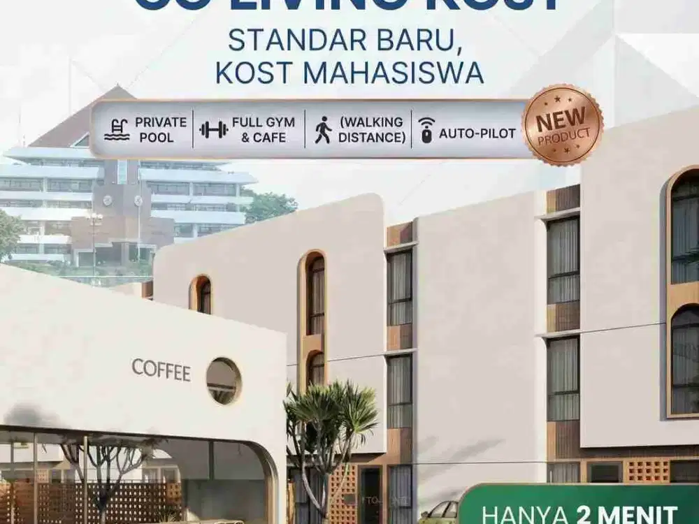 Kost di IPB Fasilitas Lengkap Fully Furnished SHM Konsep Eduliving Dramaga University Town