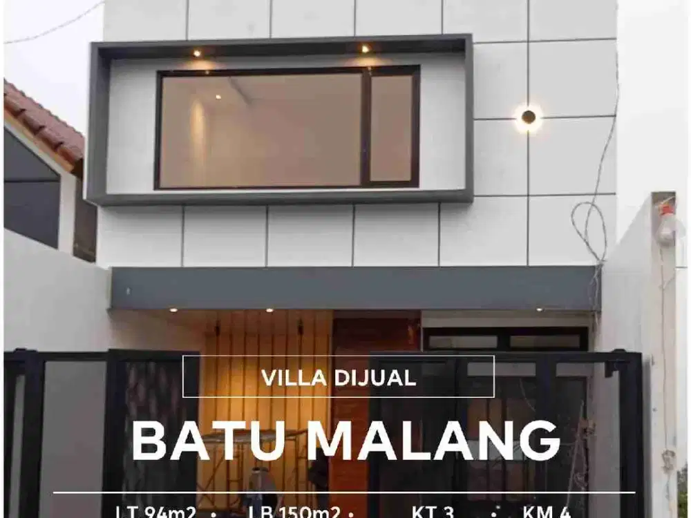Villa Terbaik di Batu, Malang View Gunung Arjuna dan Panderman Cocok Untuk Investasi