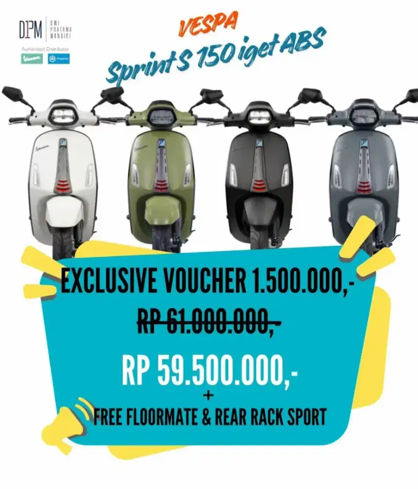 Motor baru vespa