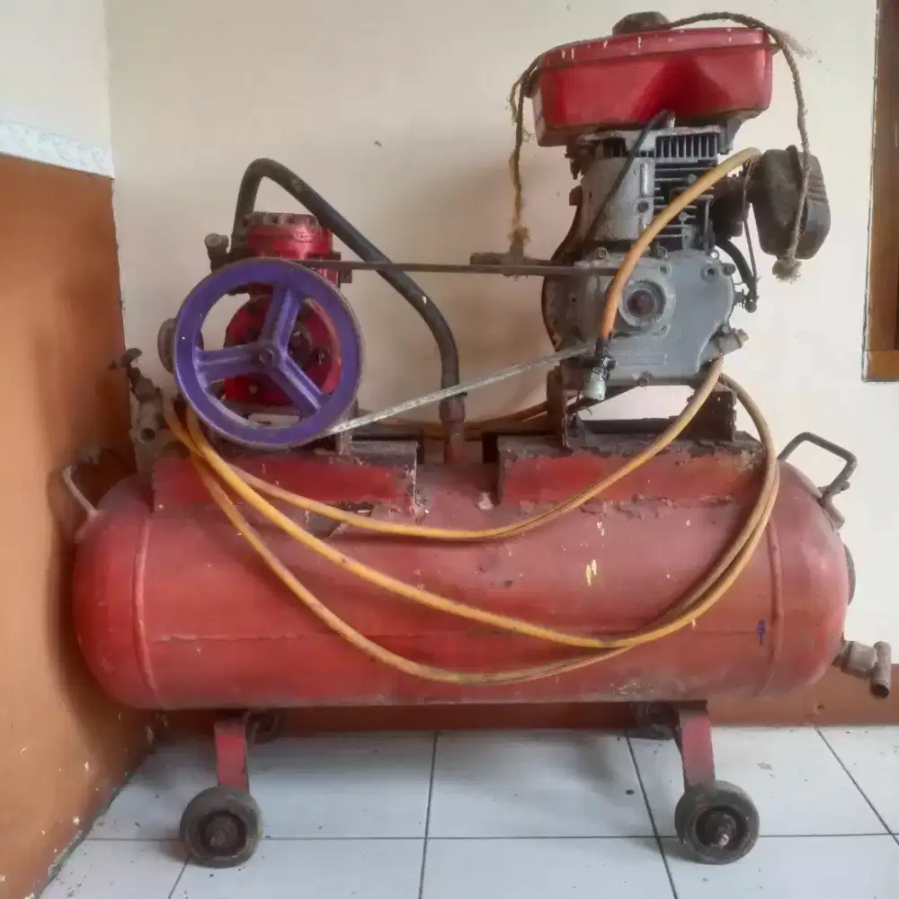 Kompressor bengkel Non Listrik, Bekas Bengkel Ukuran Sedang | Second