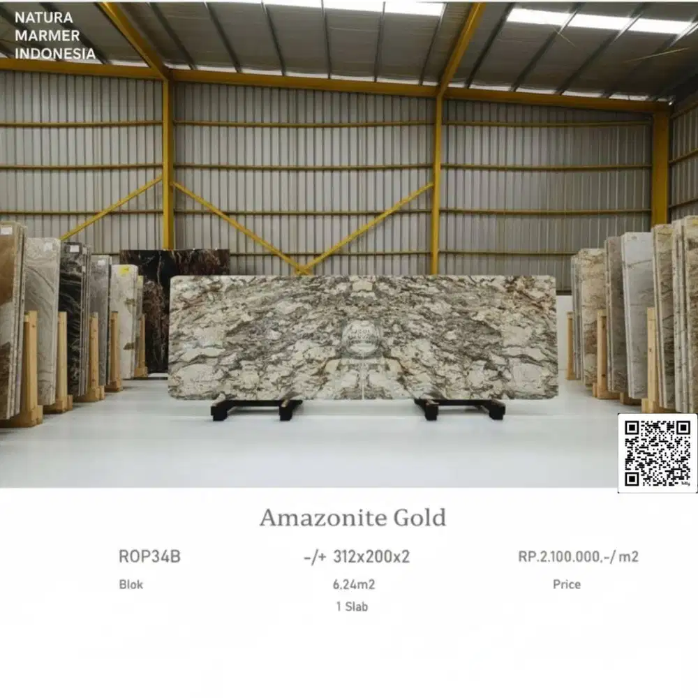 Granit Amazonite Gold – Granit Impor dengan Natural Luxury Statement
