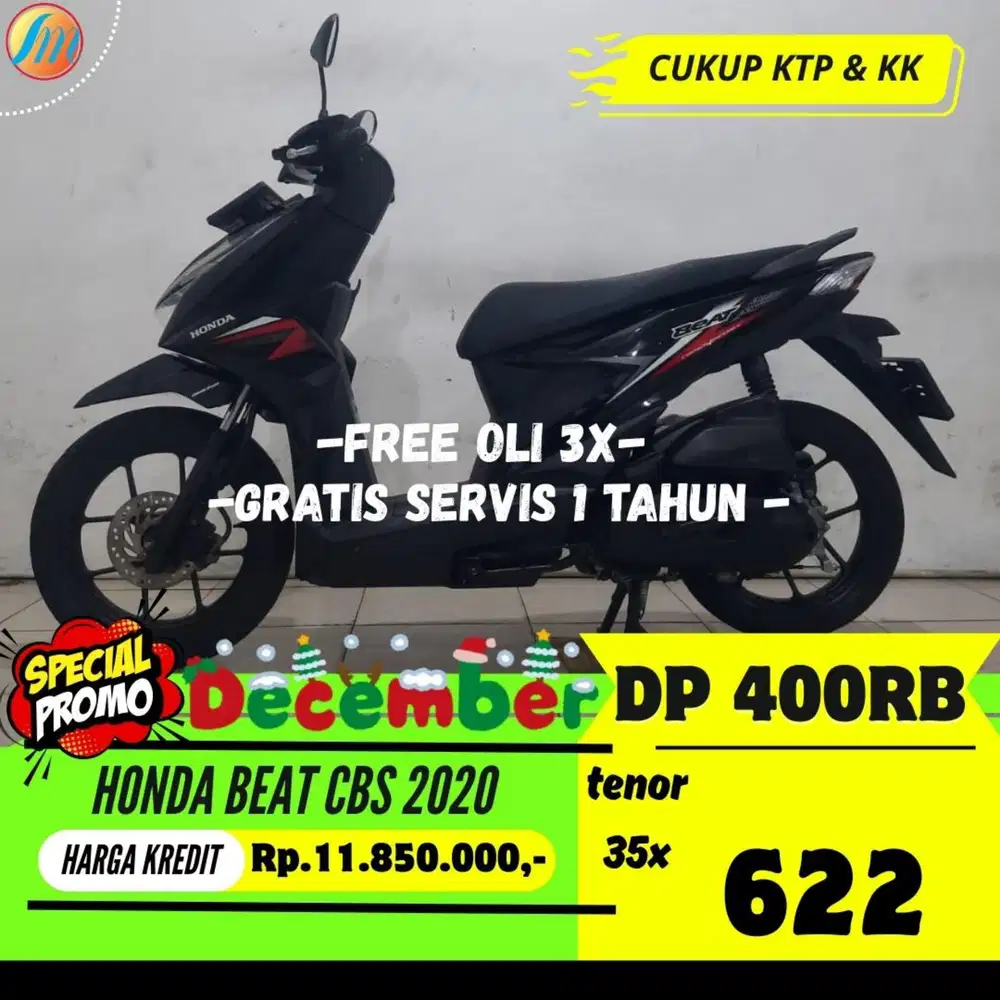 DP PROMO 400RIBU HONDA BEAT CBS 2020 ANGSURAN SANGAT RINGAN BERGARANSI
