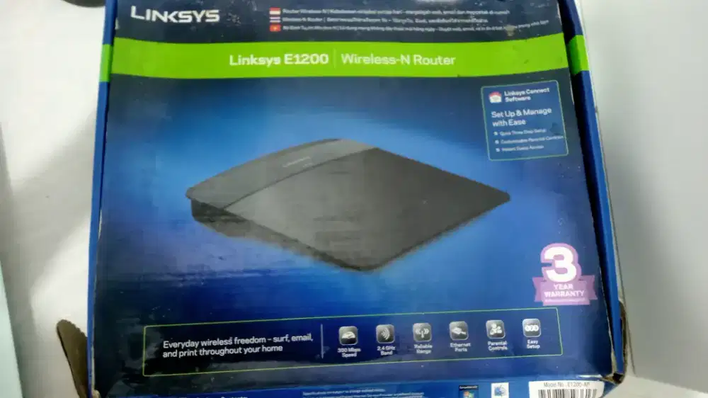 Linksys E1200 Wireless - N Router