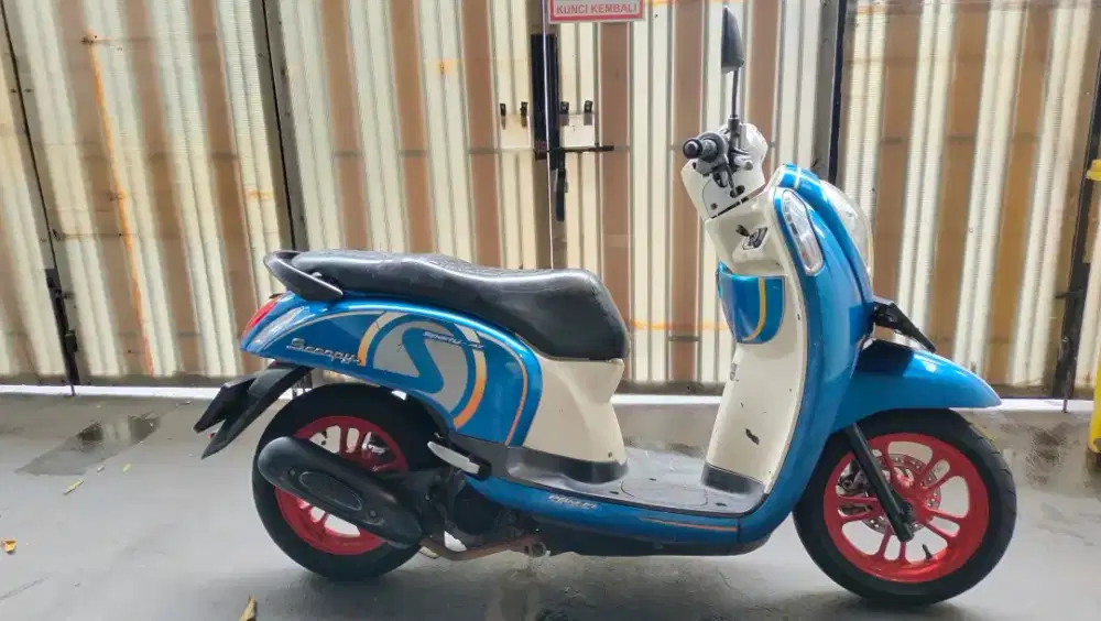 Scoopy Fi 2014 mesin halus velg Scoopy baru