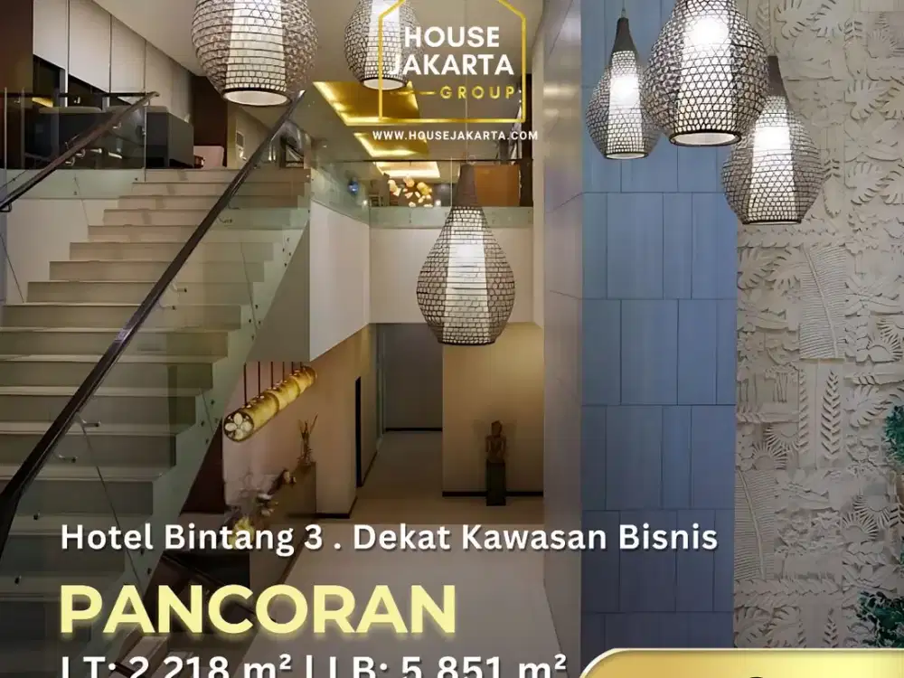 Commercial Building Hotel Bintang 3 Pancoran . 8 Lantai+basement . Lokasi Srategis Dekat Kawsan Perkantoran & Bisnis