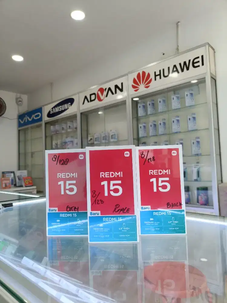 Redmi 15 (8/128) GB Baru Resmi Xiaomi⁷