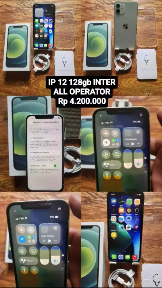 IPHONE 12 128GB INTER GREEN ALL OPERATOR