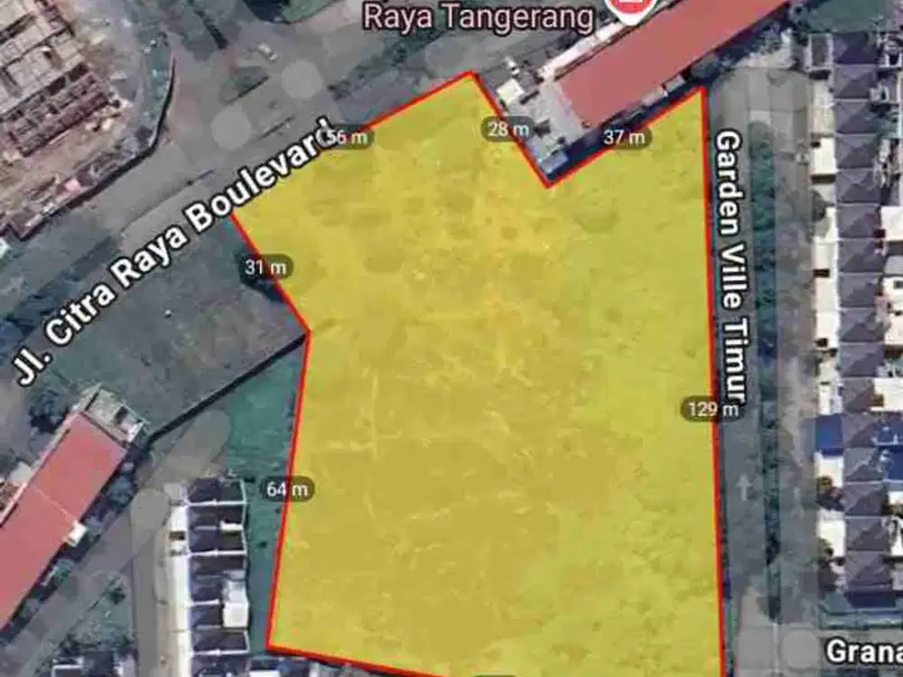 Dijual tanah lokasi citra raya tangeran
