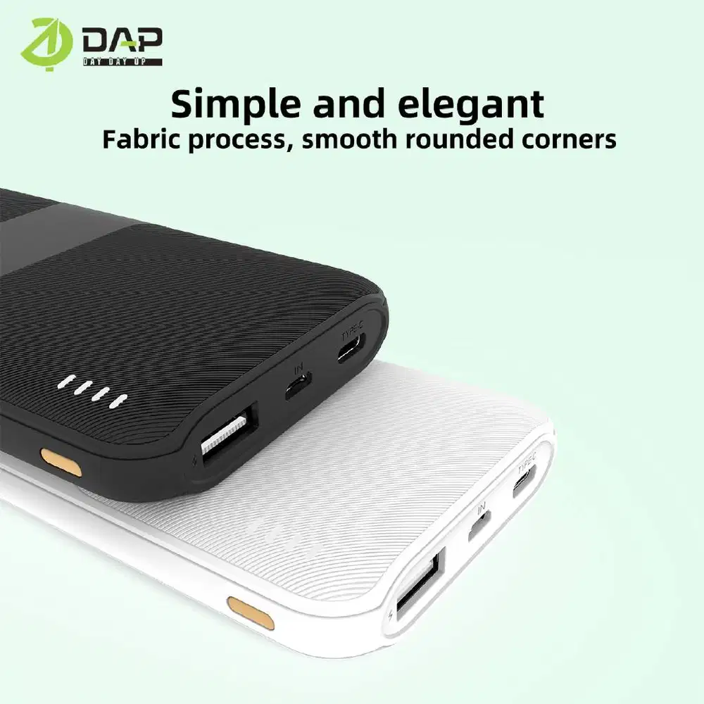 Powerbank DAP D-PB104 D-PB105 10.000mAh 2.1A Input Micro Type C Output