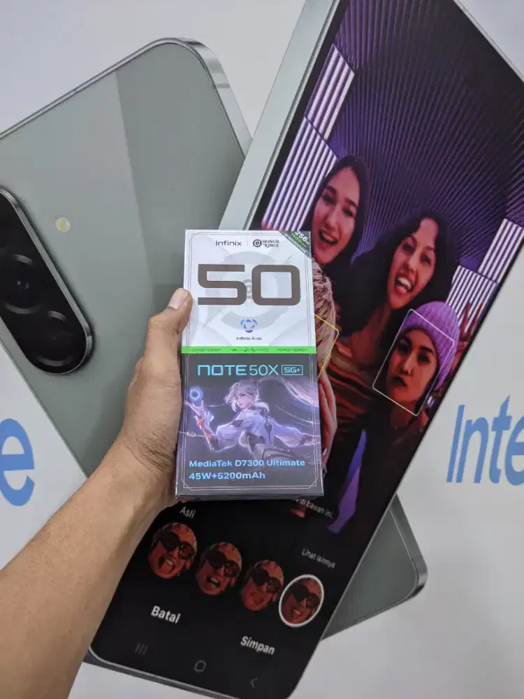 [ Fast respon WA ] Infinix Note 50X 5G 8+8/256 Garansi resmi 1thn