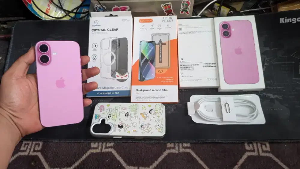 iPhone 16 256Gb Mulus Normal Fullset Original Siap Pakai