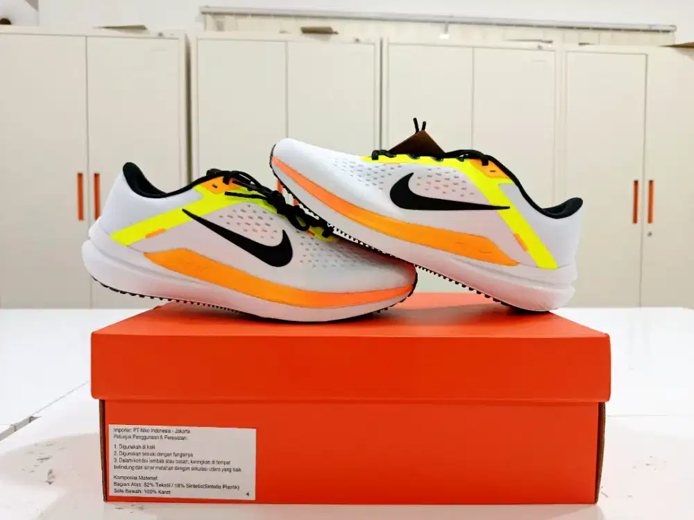 Nike Sepatu Pria Winflo 10 Road Running - White [DV4022-101]
