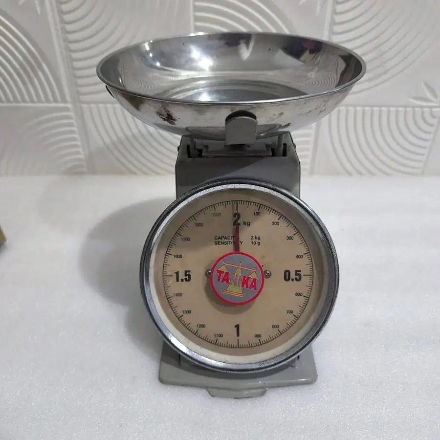 Timbangan Kue Jarum Jam 2kg Stainless Merek Tanika