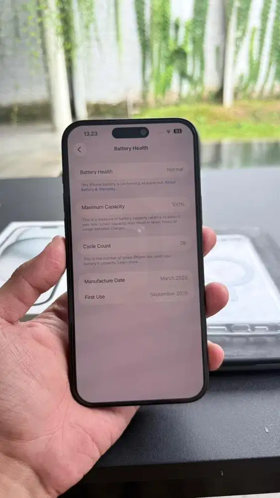 iPhone 15plus 128gb Ibox BH 100% Garansi on September 2026