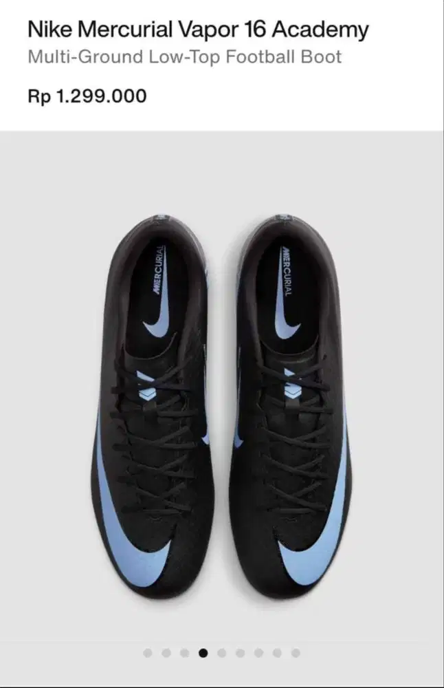 Sepatu sepakbola Nike Mercurial Vapor 16 Academy uk.44