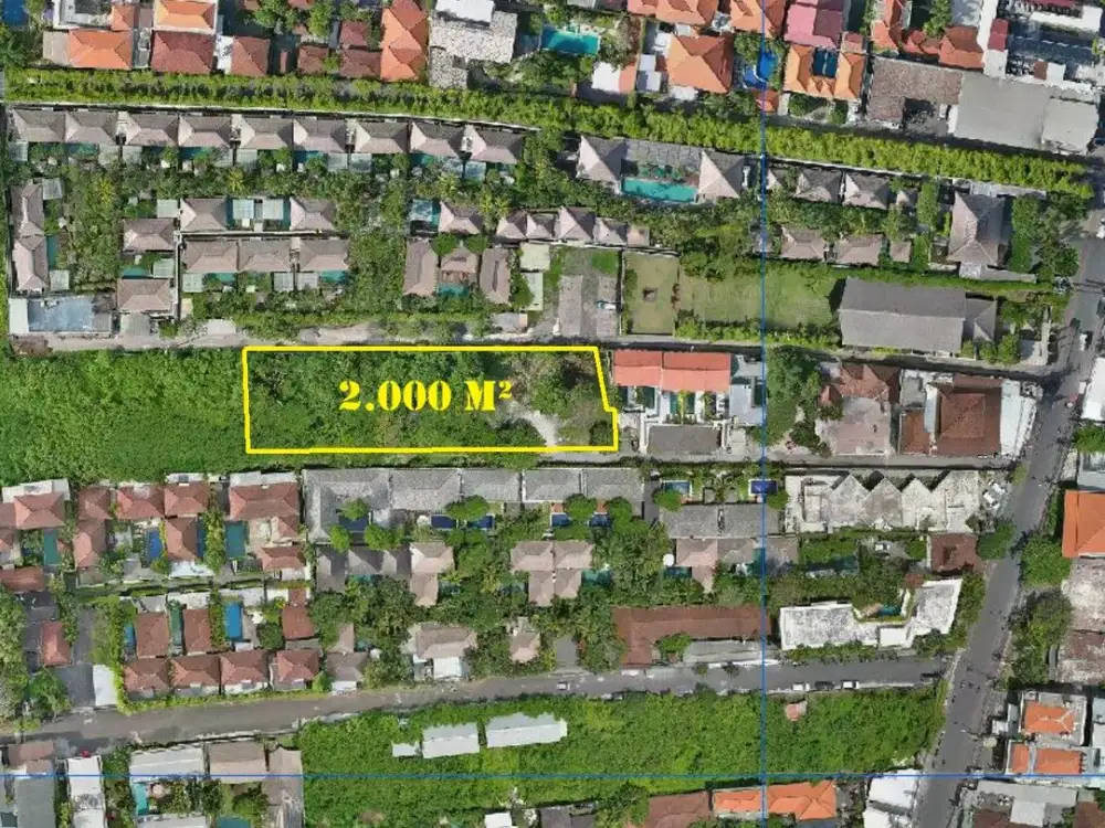 Tanah Komersial di Area Terkenal Petitenget Seminyak Dijual