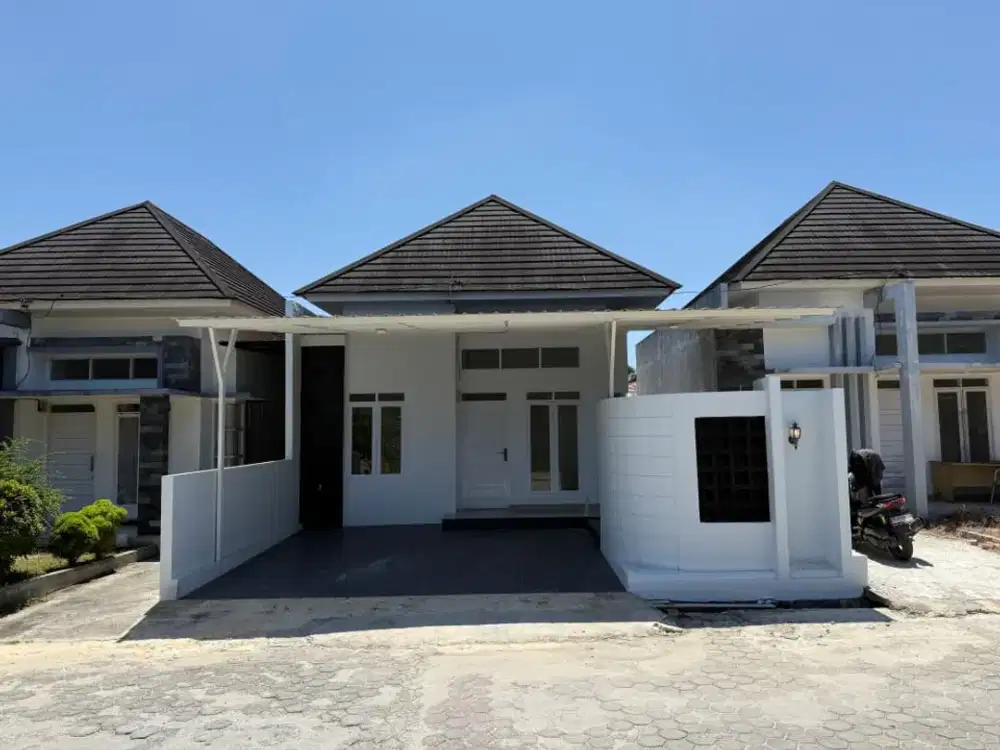 Dijual rumah cluster, bangunan baru, keamanan 24 jam, siap huni di Jalan Inpres, Marpoyan Damai, Pekanbaru