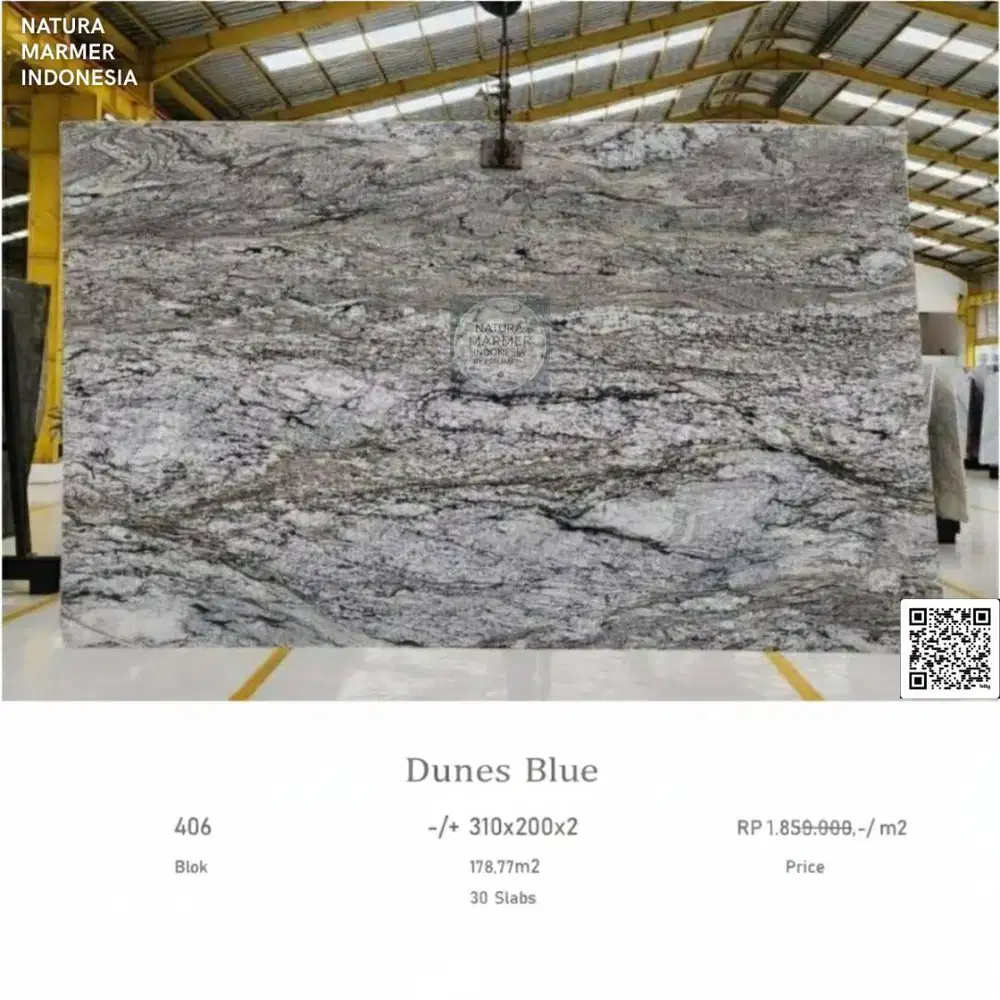 Granit Dunes Blue 406 – Granit Impor Elegan Alami Bernuansa Tenang